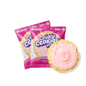 Frosted Pink - Gourmet 5oz Pink Frosted Cookies